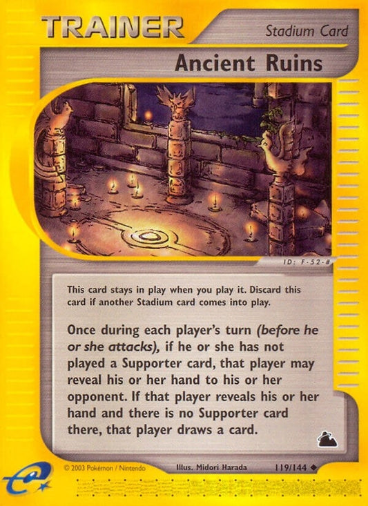 Image for Ancient Ruins (119/144) (Skyridge) - Pokemon