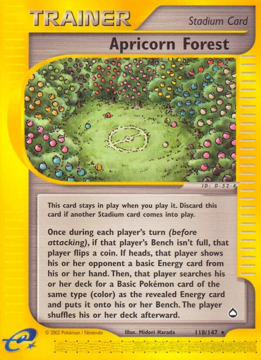 Image for Apricorn Forest (118/147) (Aquapolis) - Pokemon