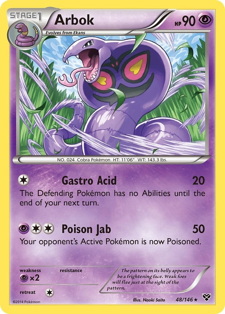 Image for Arbok (48/146) (XY Base Set) - Pokemon