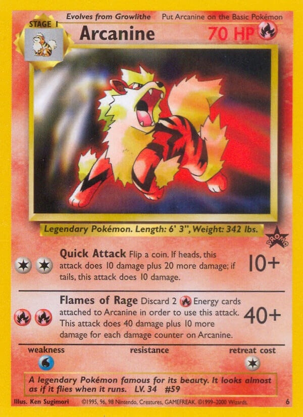 Image for Arcanine (06/53) (WoTC Promo) - Pokemon