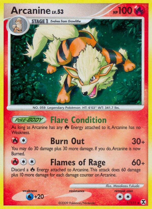 Image for Arcanine (1/111) (Rising Rivals) - Pokemon