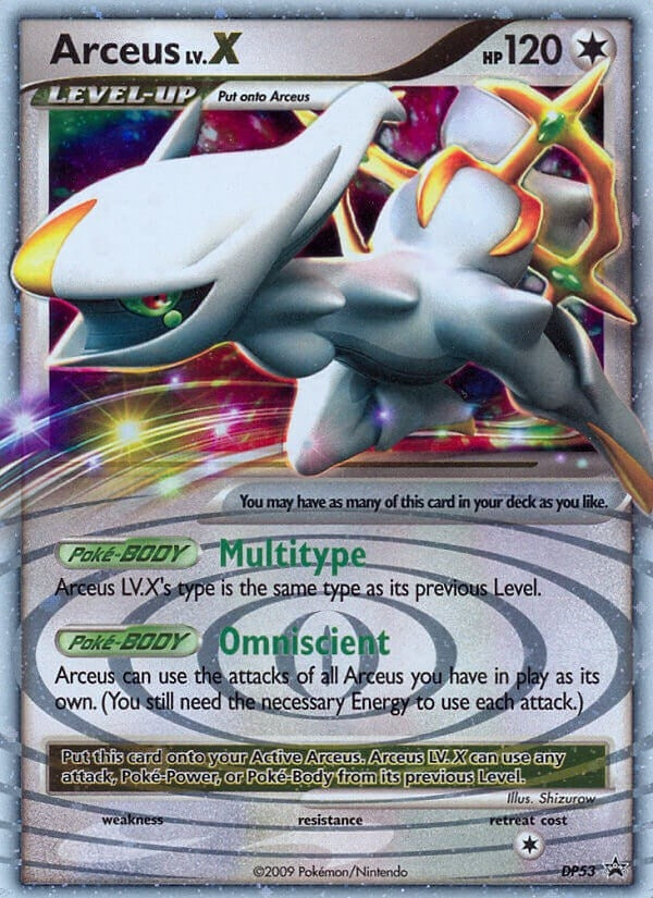Image for Arceus LV.X - DP53 (DP53) (Diamond and Pearl Promos) - Pokemon