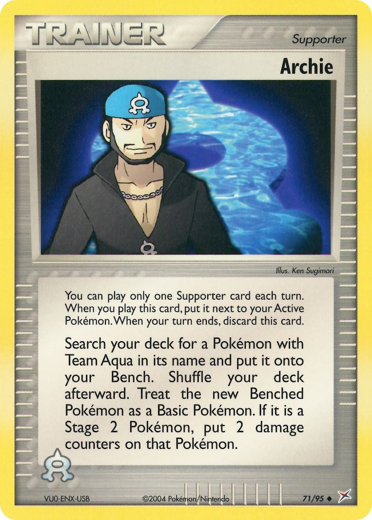 Image for Archie (71/95) (Team Magma vs Team Aqua) - Pokemon