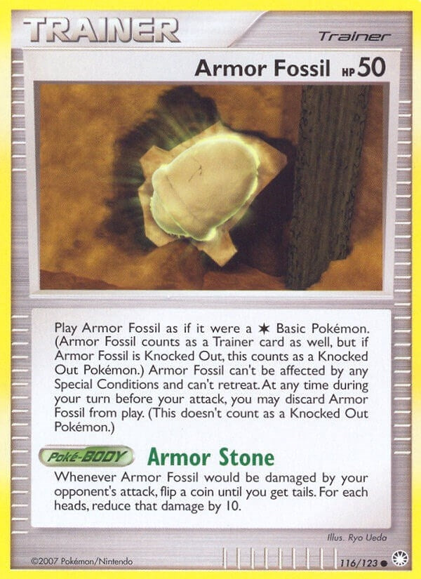 Image for Armor Fossil (116/123) (Mysterious Treasures) - Pokemon
