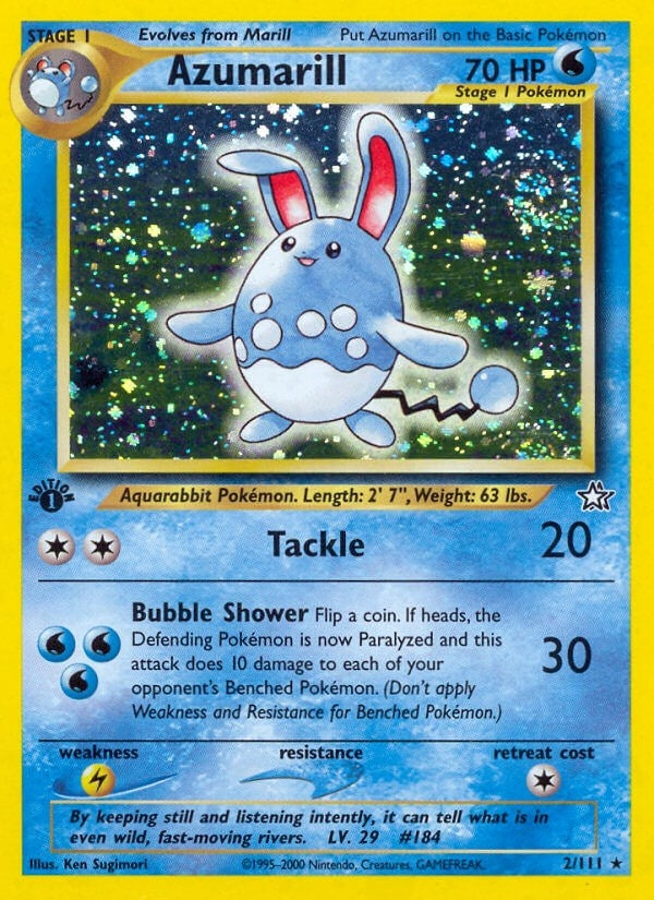 Image for Azumarill (002/111) (Neo Genesis) - Pokemon