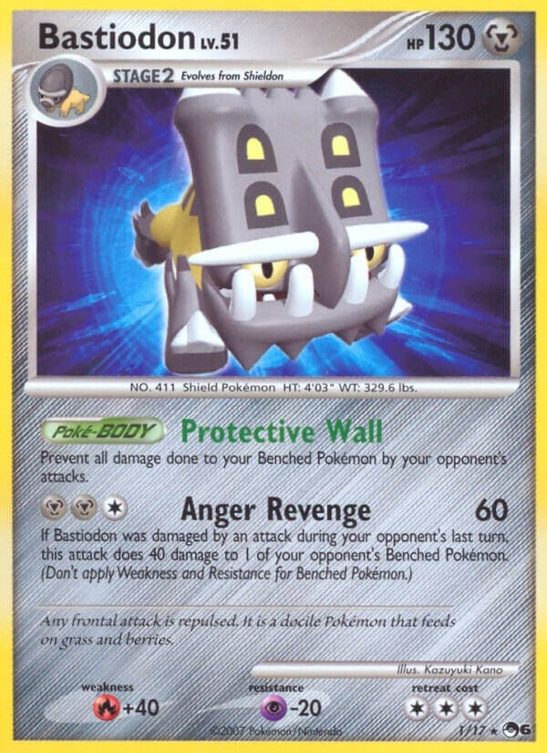 Image for Bastiodon (001/017) (POP Series 6) - Pokemon
