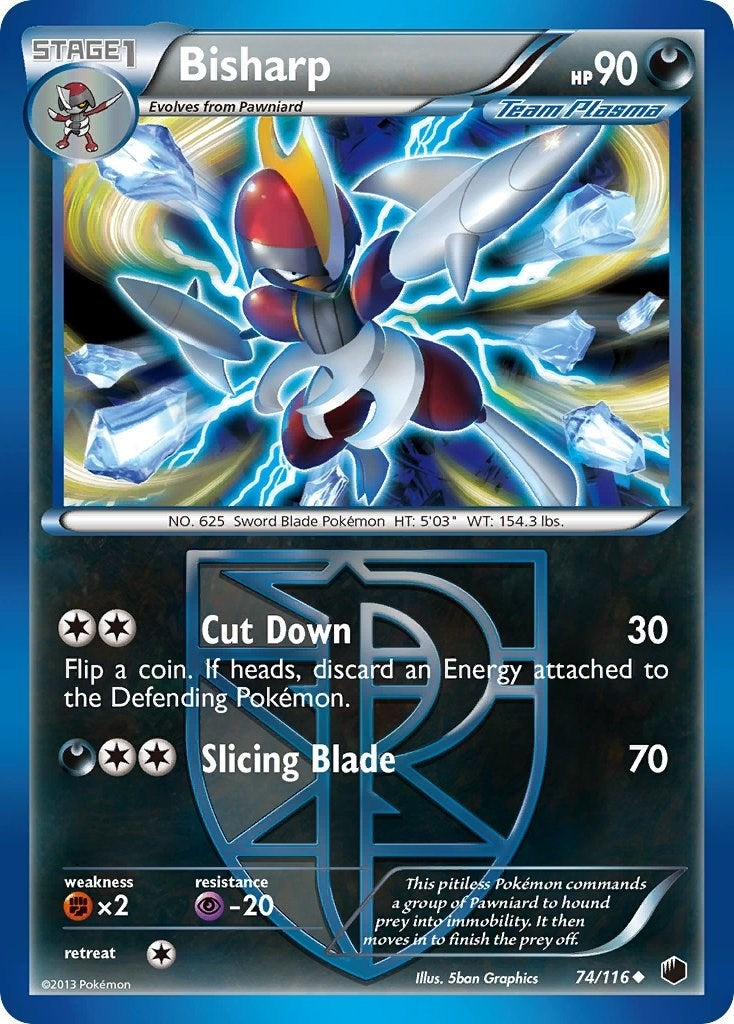 Image for Bisharp (Team Plasma) (74) (74/116) (Plasma Freeze) - Pokemon