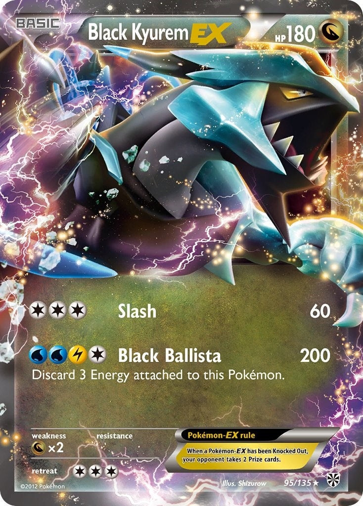 Image for Black Kyurem EX (95/135) (Plasma Storm) - Pokemon