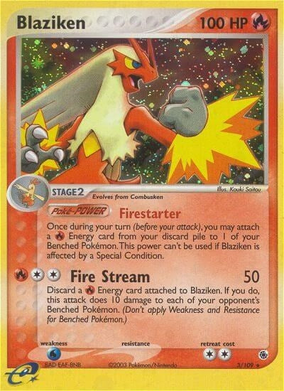 Image for Blaziken (3/109) (Ruby and Sapphire) - Pokemon