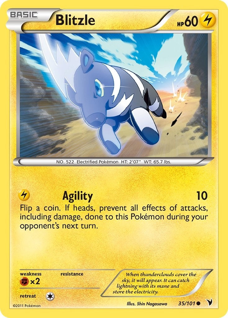 Image for Blitzle (35/101) (Noble Victories) - Pokemon