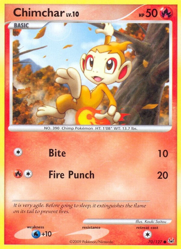 Image for Chimchar (70/127) (Platinum) - Pokemon