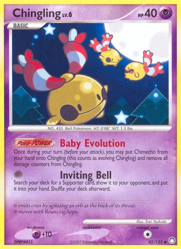 Image for Chingling (42/123) (Mysterious Treasures) - Pokemon