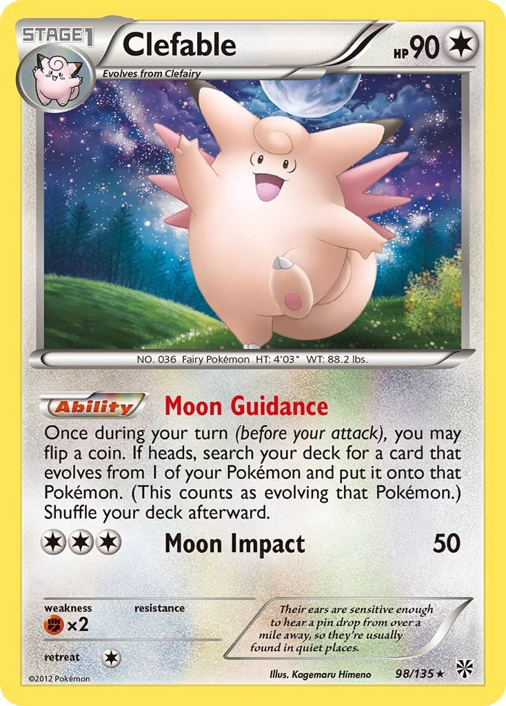 Image for Clefable (98/135) (Plasma Storm) - Pokemon