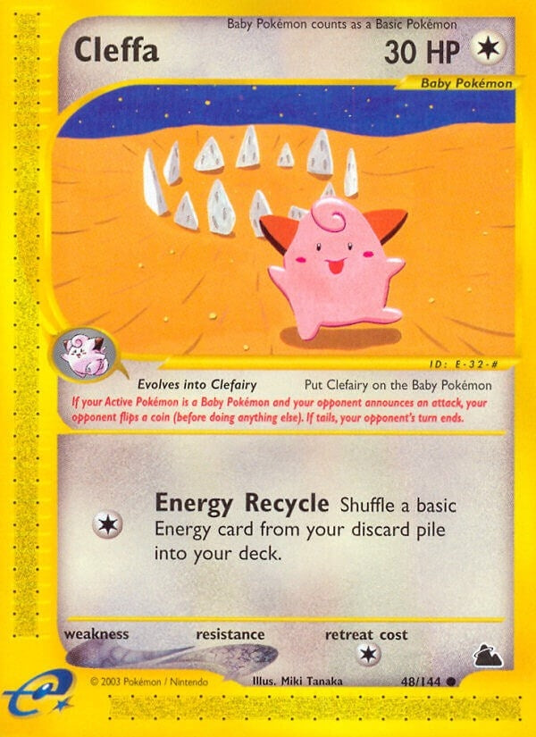 Image for Cleffa (048/144) (Skyridge) - Pokemon