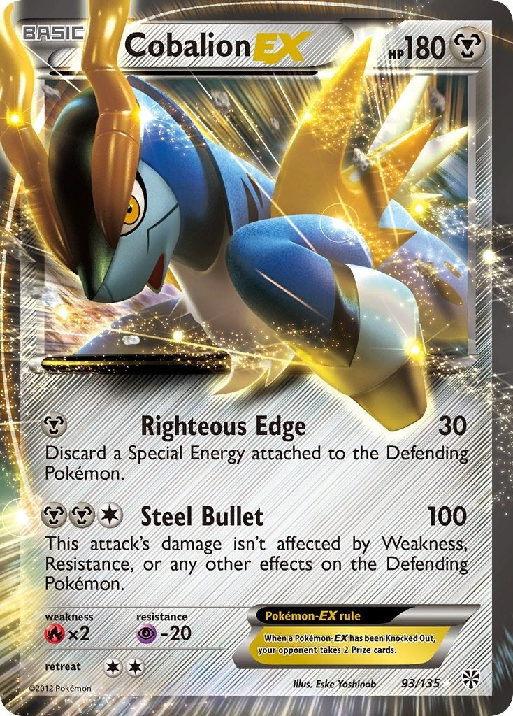 Image for Cobalion EX (93/135) (Plasma Storm) - Pokemon