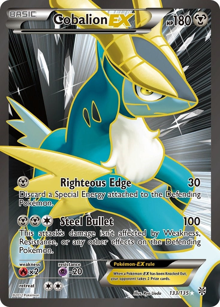 Image for Cobalion EX (133 Full Art) (133/135) (Plasma Storm) - Pokemon
