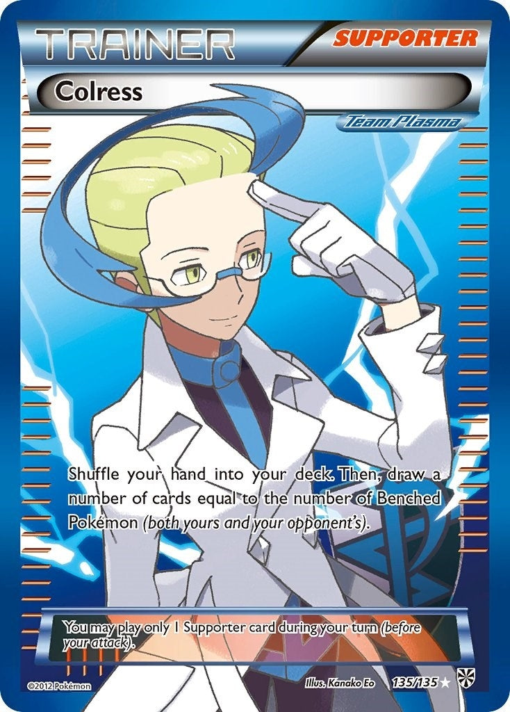 Image for Colress (Team Plasma) (135 Full Art) (135/135) (Plasma Storm) - Pokemon