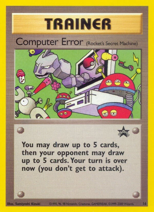 Image for Computer Error (Rocket's Secret Machine) (16/53) (WoTC Promo) - Pokemon