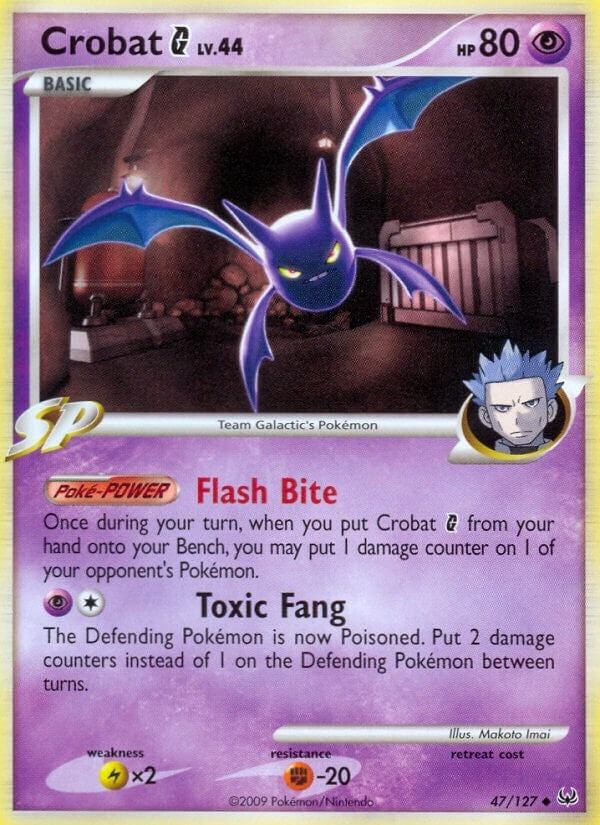 Image for Crobat G (47/127) (Platinum) - Pokemon