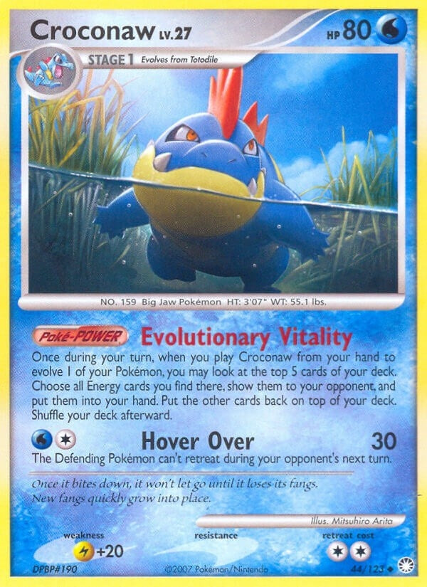 Image for Croconaw (44/123) (Mysterious Treasures) - Pokemon