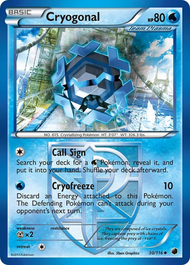 Image for Cryogonal (Team Plasma) (30/116) (Plasma Freeze) - Pokemon