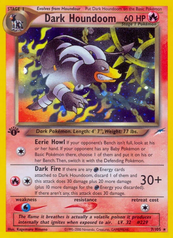 Image for Dark Houndoom (007/105) (Neo Destiny) - Pokemon