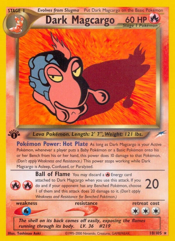 Image for Dark Magcargo (018/105) (Neo Destiny) - Pokemon