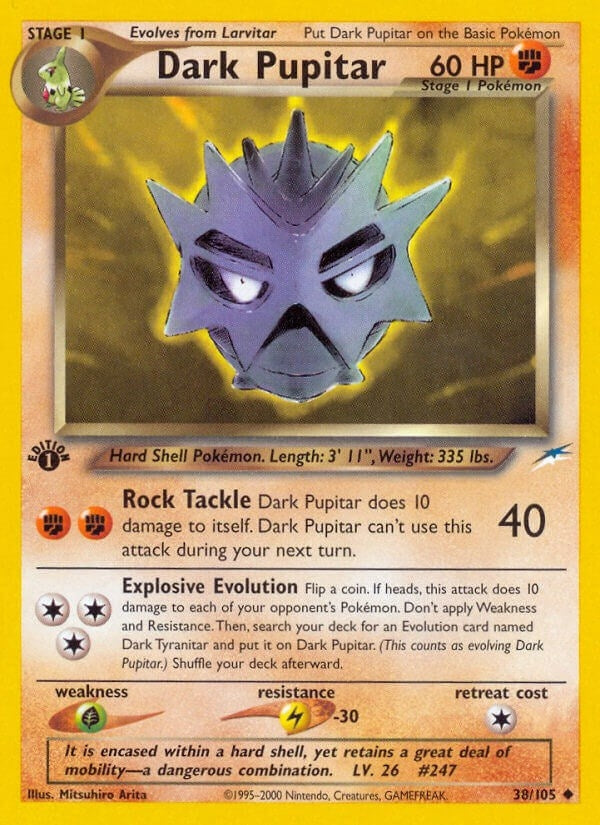 Image for Dark Pupitar (038/105) (Neo Destiny) - Pokemon