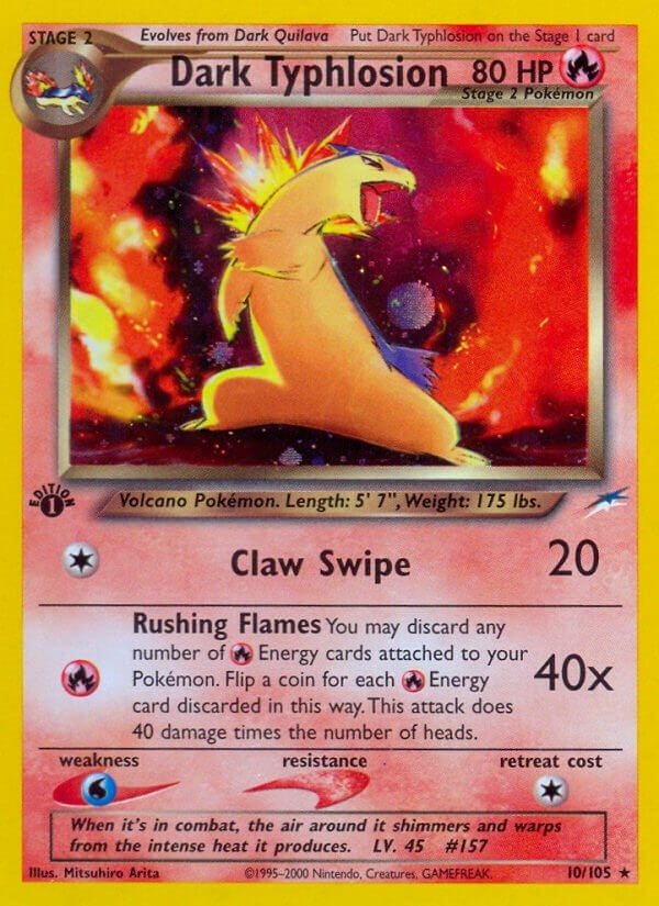 Image for Dark Typhlosion (010/105) (Neo Destiny) - Pokemon