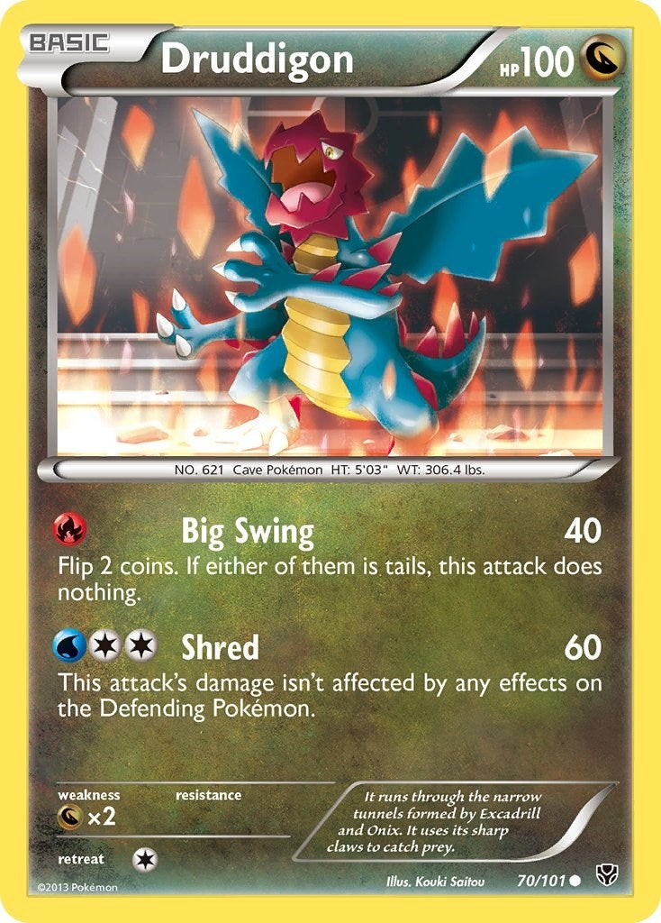 Image for Druddigon (70/101) (Plasma Blast) - Pokemon