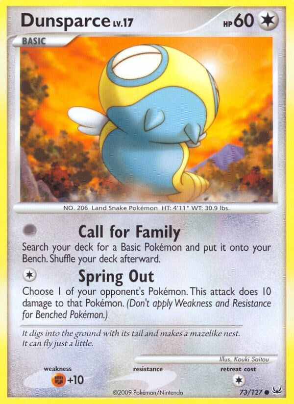 Image for Dunsparce (73/127) (Platinum) - Pokemon