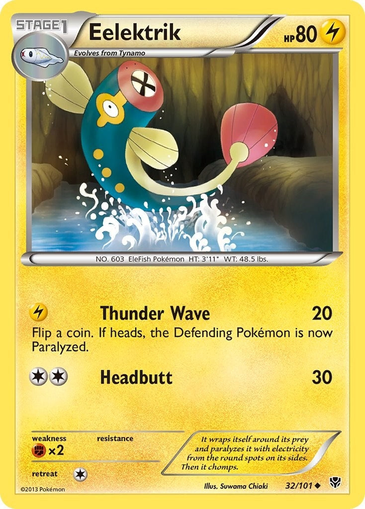 Image for Eelektrik (32/101) (Plasma Blast) - Pokemon