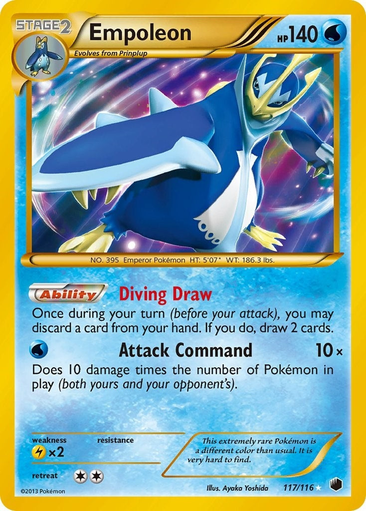 Image for Empoleon (117 Secret Rare) (117/116) (Plasma Freeze) - Pokemon