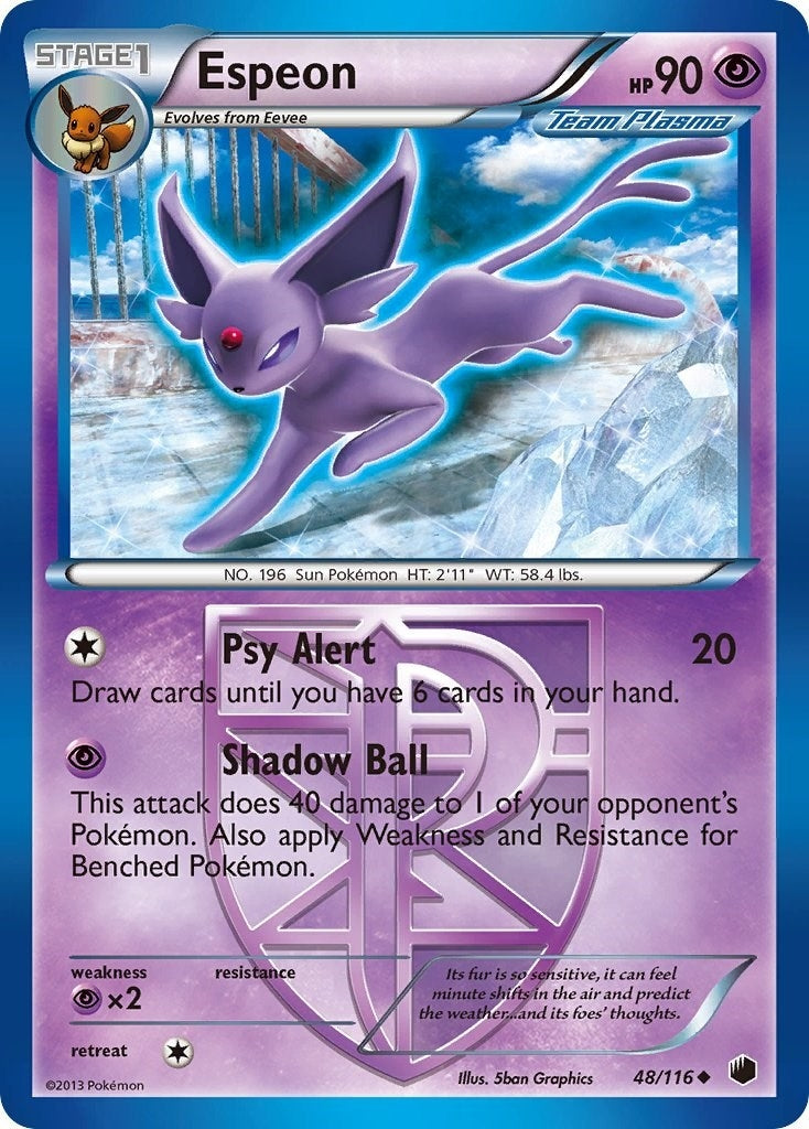 Image for Espeon (Team Plasma) (48/116) (Plasma Freeze) - Pokemon