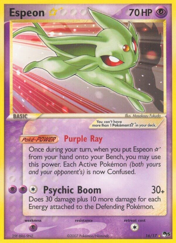 Image for Espeon Star (016/017) (POP Series 5) - Pokemon