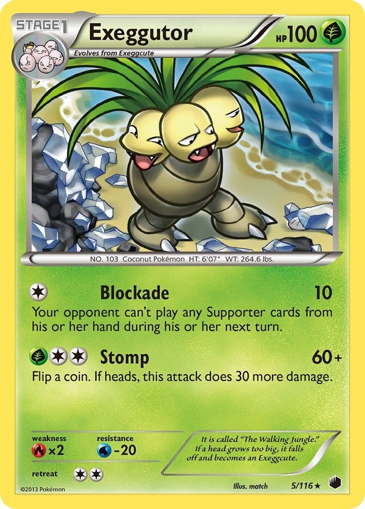 Image for Exeggutor (5/116) (Plasma Freeze) - Pokemon