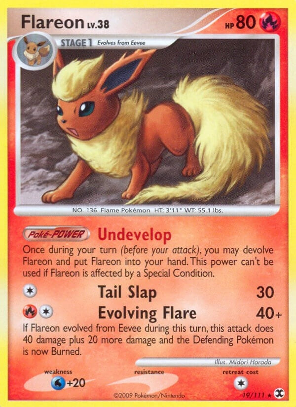 Image for Flareon (19/111) (Rising Rivals) - Pokemon