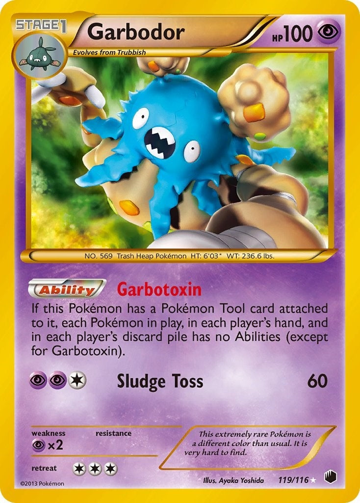 Image for Garbodor (119 Secret Rare) (119/116) (Plasma Freeze) - Pokemon