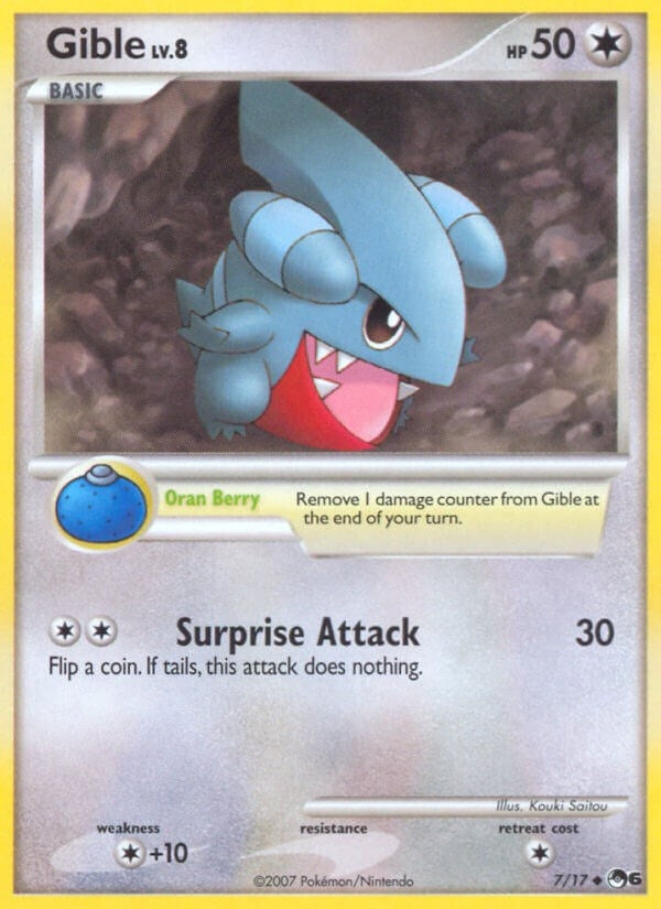 Image for Gible (007/017) (POP Series 6) - Pokemon