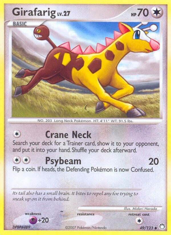 Image for Girafarig (49/123) (Mysterious Treasures) - Pokemon