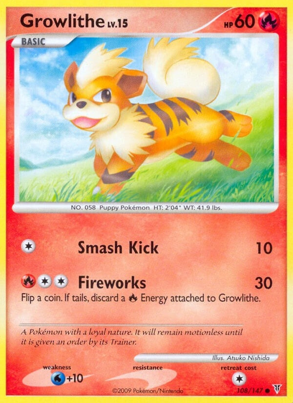 Image for Growlithe (108) (Supreme Victors) - Pokemon
