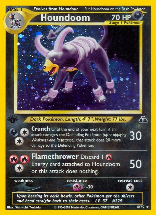 Image for Houndoom (4) (04/75) (Neo Discovery) - Pokemon