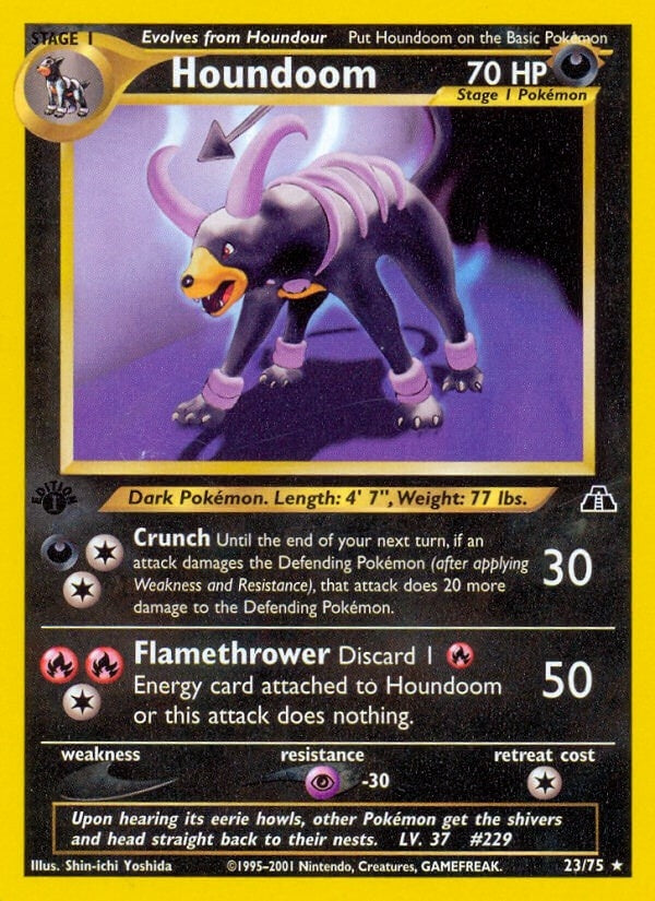 Image for Houndoom (23) (23/75) (Neo Discovery) - Pokemon