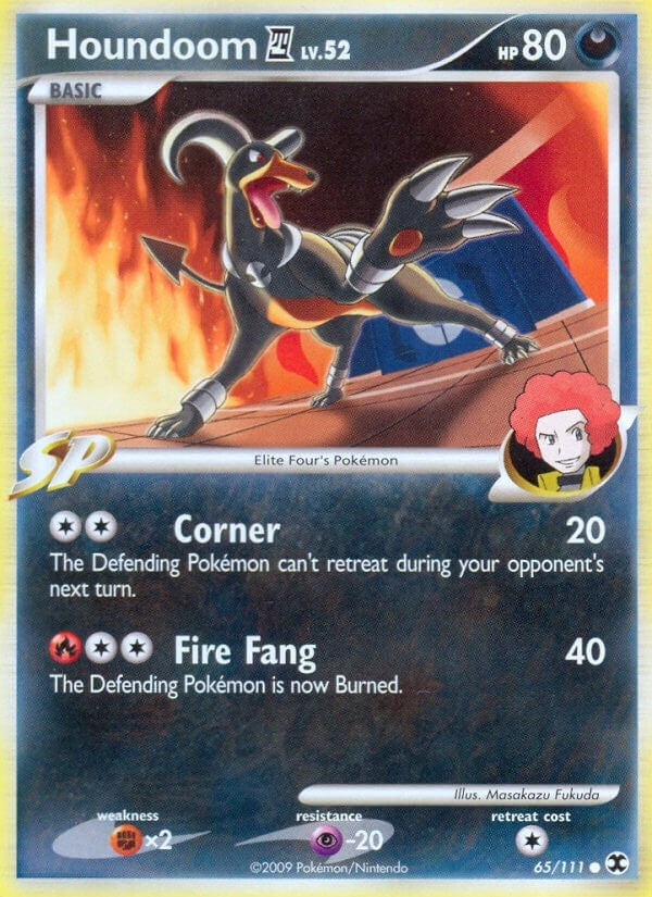 Image for Houndoom E4 (65/111) (Rising Rivals) - Pokemon