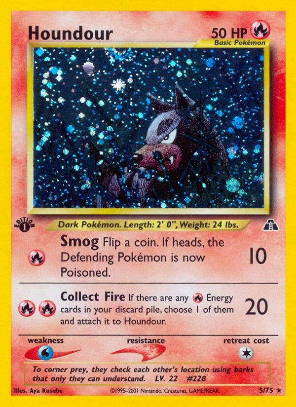 Image for Houndour (5) (05/75) (Neo Discovery) - Pokemon