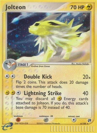 Image for Jolteon (6/100) (Sandstorm) - Pokemon