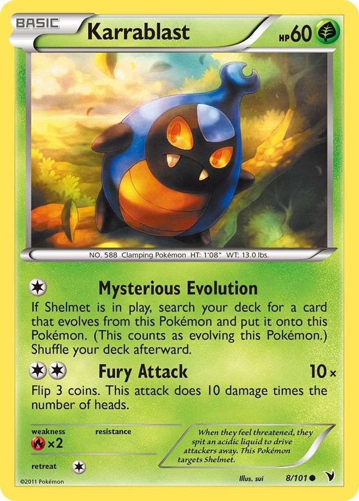 Image for Karrablast (8/101) (Noble Victories) - Pokemon