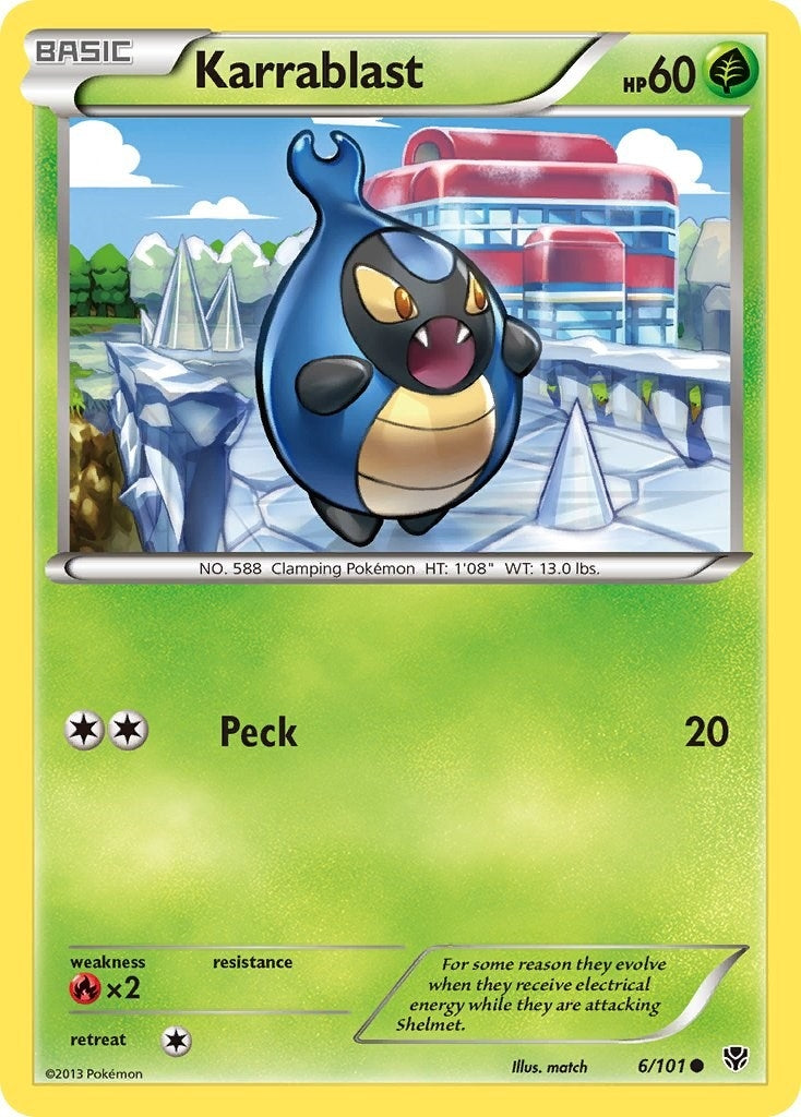 Image for Karrablast (6/101) (Plasma Blast) - Pokemon