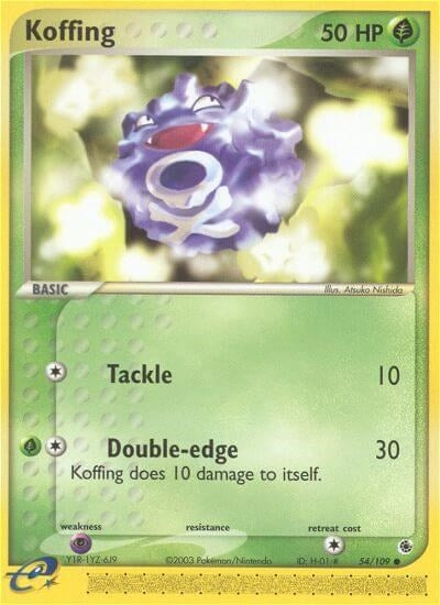 Image for Koffing (54/109) (Ruby and Sapphire) - Pokemon