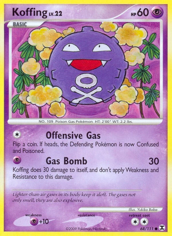 Image for Koffing (68/111) (Rising Rivals) - Pokemon